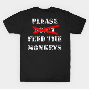 Feed the Monkeys Back, Logo Front T-Shirt